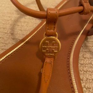 Tory Burch Emmy Sandals Tan/Brown Size 8